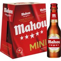 Cerveza MAHOU, pack botellín 6x20 cl Cerveza MAHOU, pack botellín 6x20 cl