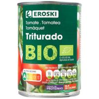 Tomàquet triturat ecològic EROSKI, llauna 400 g Tomàquet triturat ecològic EROSKI, llauna 400 g