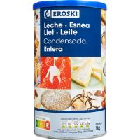 Llet condensada EROSKI, lata 1 kg Llet condensada EROSKI, lata 1 kg