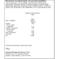 Bizcocho sin azúcar MONTES LARA, 175 G