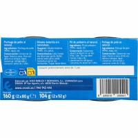 Pit de pollastre al natural EROSKI, pack 2x52 g