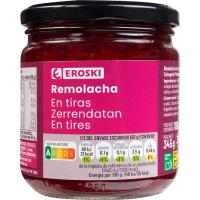 Remolatxa en tires EROSKI, flascó 180 g Remolatxa en tires EROSKI, flascó 180 g
