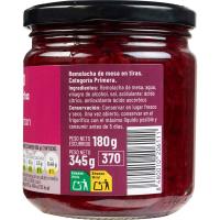 Remolatxa en tires EROSKI, flascó 180 g