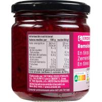 Remolatxa en tires EROSKI, flascó 180 g