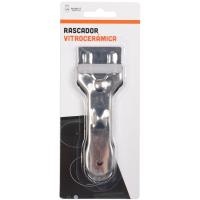 Rascador per a vitroceràmica metàl·lica MARKET SUPREM, blister 1 u