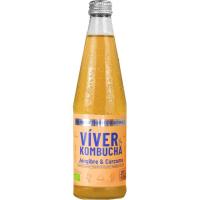 Kombucha de cúrcuma y jengibre VIVER KOMBUCHA, botellín 330 ml Kombucha de cúrcuma y jengibre VIVER KOMBUCHA, botellín 330 ml