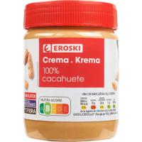 Crema de cacauet EROSKI, 400 g Crema de cacauet EROSKI, 400 g