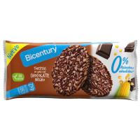 Tortita de maíz con chocolate negro BICENTURY, paquete 108 g Tortita de maíz con chocolate negro BICENTURY, paquete 108 g