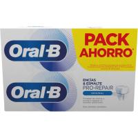 Dentífrico protección encías ORAL-B ADVANCED, pack 2x75 ml Dentífrico protección encías ORAL-B ADVANCED, pack 2x75 ml