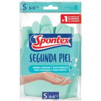 Guante segunda piel talla pequeña SPONTEX, paquete 1 par Guante segunda piel talla pequeña SPONTEX, paquete 1 par