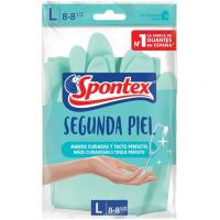 Guante segunda piel talla grande SPONTEX, paquete 1 par Guante segunda piel talla grande SPONTEX, paquete 1 par