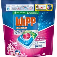 Detergent en càpsules WIPP POWER floral, bossa 33 dosi