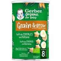 Snack de cereal y plátano GERBER, lata 35 g Snack de cereal y plátano GERBER, lata 35 g