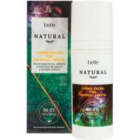 Crema facial piel normal a mixta BELLE NATURAL, bote 50 ml