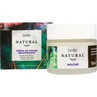 Crema facial reafirmante de noche BELLE NATURAL, tarro 50 ml Crema facial reafirmante de noche BELLE NATURAL, tarro 50 ml