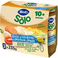 Potet de guisat de verdura amb lluç HERO, pack 2x235 g