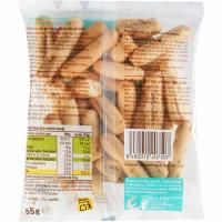 Palitos de pipas sin gluten EROSKI, bolsa 65 g