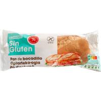 Pan bocadillo sin gluten EROSKI, paquete 100 g Pan bocadillo sin gluten EROSKI, paquete 100 g