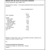 Beguda vegetal de civada sense sucre VEGETANEA, brik 1 litre