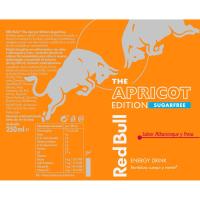 Beguda energètica sabor albercoc-fresa RED BULL, llauna 25 cl