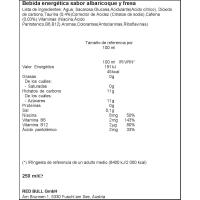 Beguda energètica sabor albercoc-fresa RED BULL, llauna 25 cl