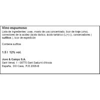 Estuche 2 Cavas JUVE Y CAMPS CINTA PÚRPURA, pack 2x75 cl