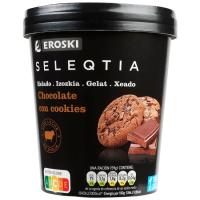 Gelat de xocolata amb cookies SELEQTIA, terrina 390 g Gelat de xocolata amb cookies SELEQTIA, terrina 390 g