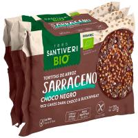 Tortita arroz y sarraceno bio SANTIVERI, paquete 112 g Tortita arroz y sarraceno bio SANTIVERI, paquete 112 g