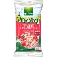 Tortitas de yogurt y frambuesa GULLÓN VITALDAY, bolsa 112,8 g Tortitas de yogurt y frambuesa GULLÓN VITALDAY, bolsa 112,8 g