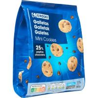 Mini cookies EROSKI, bolsa 150 g