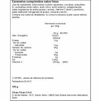 Caramel de sabor fresa XXL SMINT, caixa 105 g