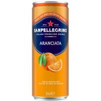 Agua naranja con gas SAN PELLEGRINO, lata 33 cl Agua naranja con gas SAN PELLEGRINO, lata 33 cl
