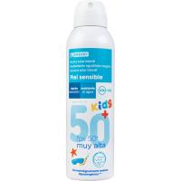 Boira solar infantil FPS50+ pell sensible EROSKI, spray 200 ml Boira solar infantil FPS50+ pell sensible EROSKI, spray 200 ml