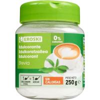 Edulcorante en polvo stevia EROSKI, bote 250 g