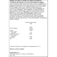 Gelat pistaccio GRUVI, caixa 4x60 g