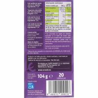 Café Ristreto intenso compatible Nespresso EROSKI, caja 20 uds