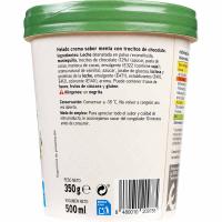 Gelat de menta i xocolata EROSKI, terrina 500 ml