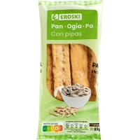 Barrita con pipas EROSKI, pack 2x83 g Barrita con pipas EROSKI, pack 2x83 g