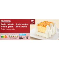 Tarta helada de whisky EROSKI, caja 1 litro