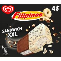 Helado sandwich XXL FILIPINOS, pack 4x140 ml Helado sandwich XXL FILIPINOS, pack 4x140 ml