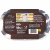 Helado de stracciatella EROSKI, tarrina 900 ml