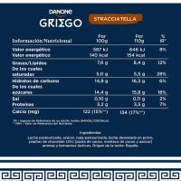 Yogur griego stracciatella DANONE, pack 4x110 g