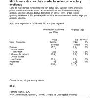Mini ous de xocolata amb llet KINDER, bossa 85 g