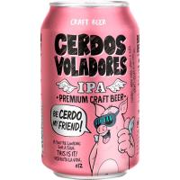 Cerveza IPA Session CERDOS VOLADORES, lata 33cl Cerveza IPA Session CERDOS VOLADORES, lata 33cl