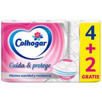 Paper Higiènic Protect COLHOGAR, paquet 6 rotllos Paper Higiènic Protect COLHOGAR, paquet 6 rotllos