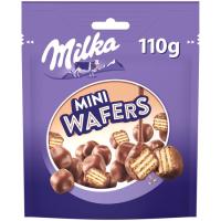 Mini wafers MILKA, bolsa 110 g Mini wafers MILKA, bolsa 110 g