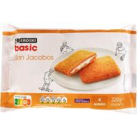 San jacobo EROSKI BASIC, pack 4x80 g