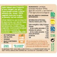 Llentia pardina cuita bio CASA AMELLA, flascó 540 g