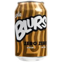 Refresco de cola BLURS ZERO ZERO, lata 33 cl Refresco de cola BLURS ZERO ZERO, lata 33 cl