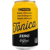 Tónica EROSKI ZERO, lata 33 cl Tónica EROSKI ZERO, lata 33 cl